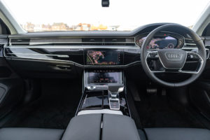 Interior of Audi A8 Long wheel base