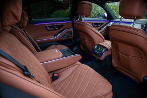 Brown interior of Mercedes-Benz S Class S500 L 4Matic